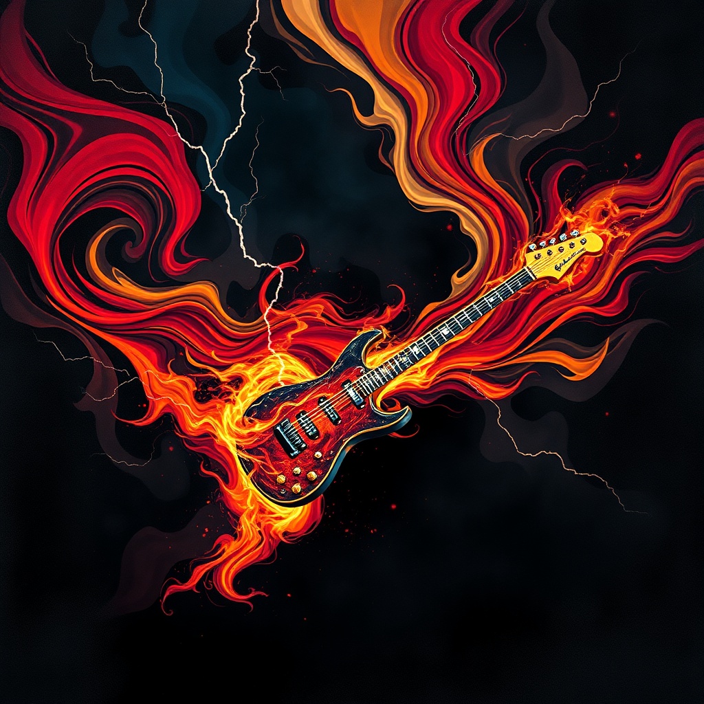 AI-generated cover for "Rock - Instrumental"