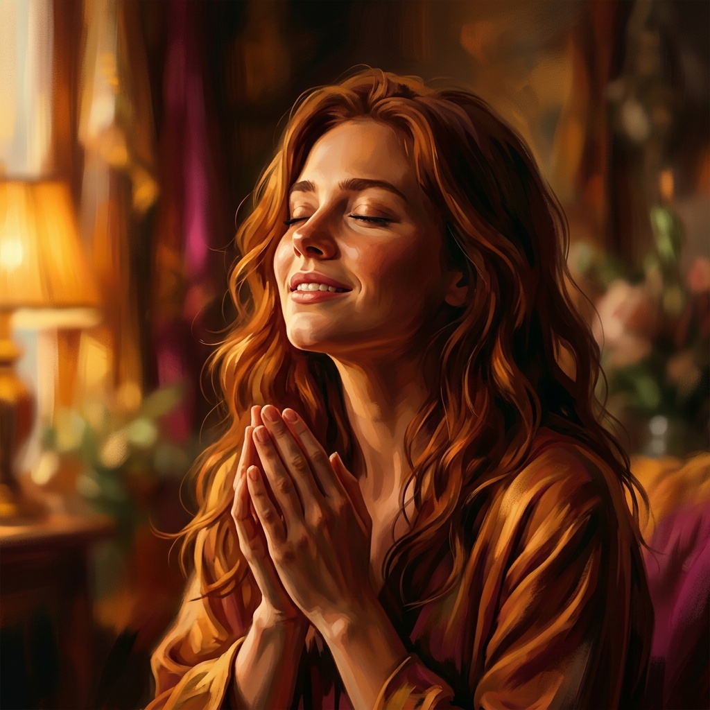 AI-generated cover art for "Elena's Blessing"