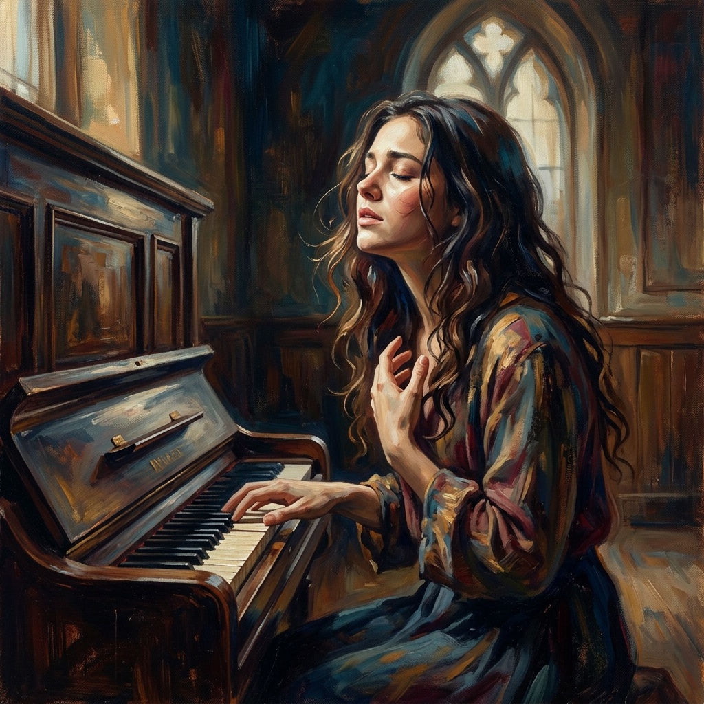 AI-generated cover art for "Come As You Are"