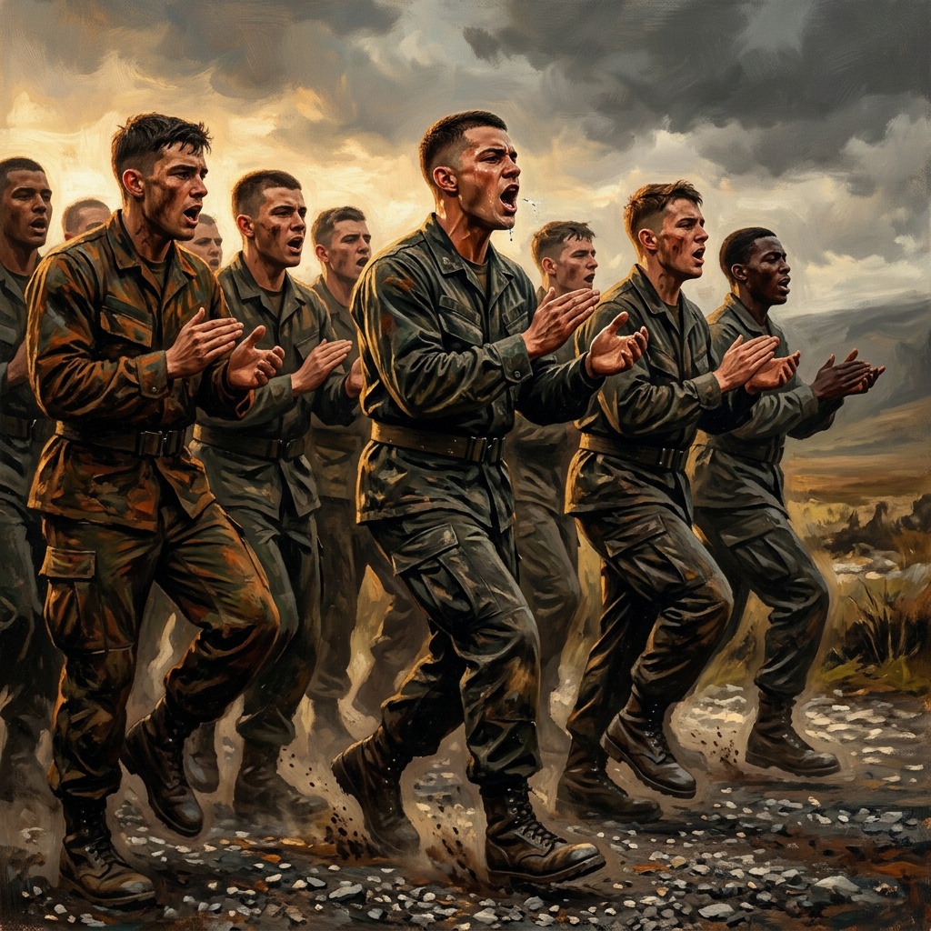 AI-generated cover art for "Run to the Top"