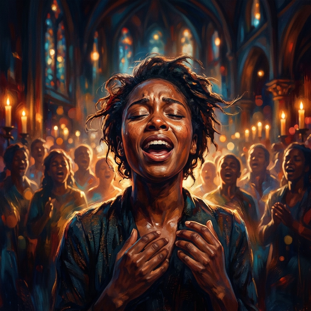 AI-generated cover art for "Beth Shalom Shines"