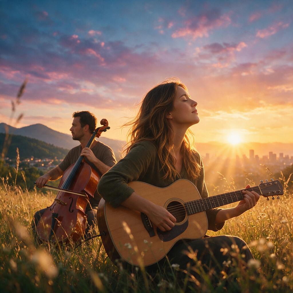 AI-generated cover art for "The Lord Is My Shepherd"