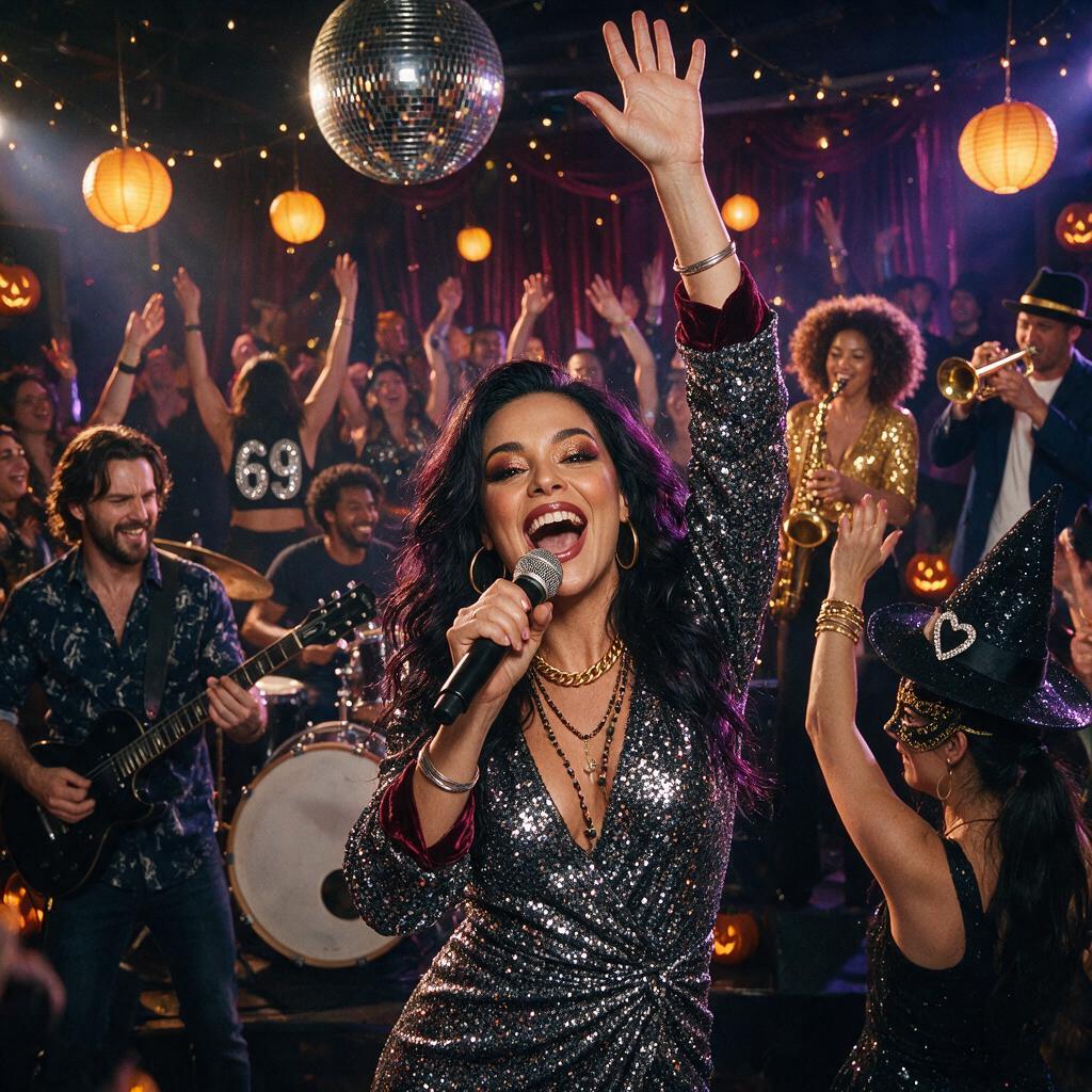 AI-generated cover for "Everybody Boo (Halloween Party Song)"