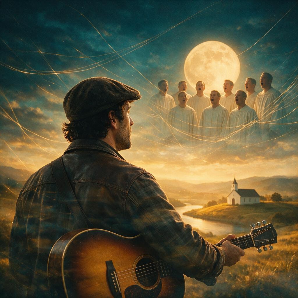 AI-generated cover for "Shelter Again (psalm paraphrase song)"