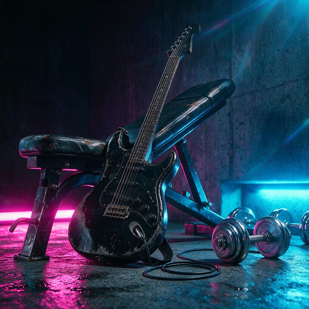 AI-generated cover for "Plate Crusher (heavy lift rock)"