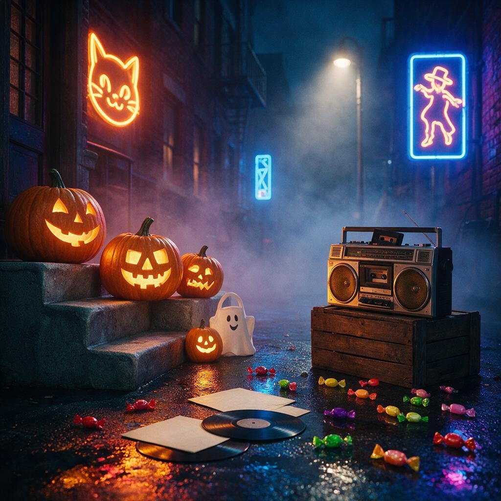 AI-generated cover for "Night Shift at the Haunted House"