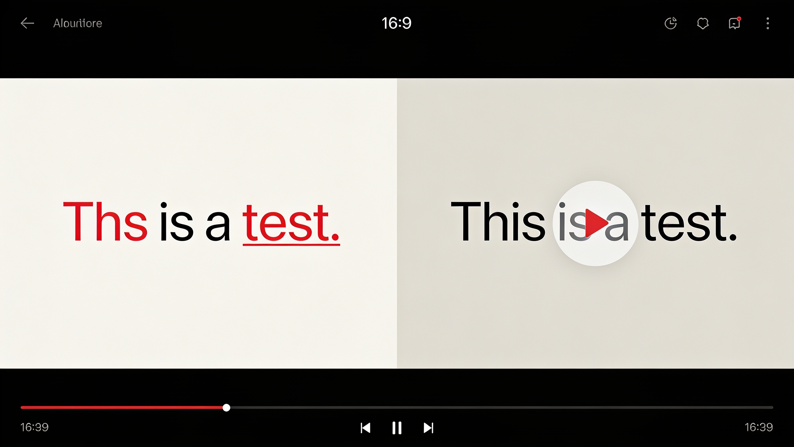 Split screen of auto‑transcript errors and corrected burned captions.