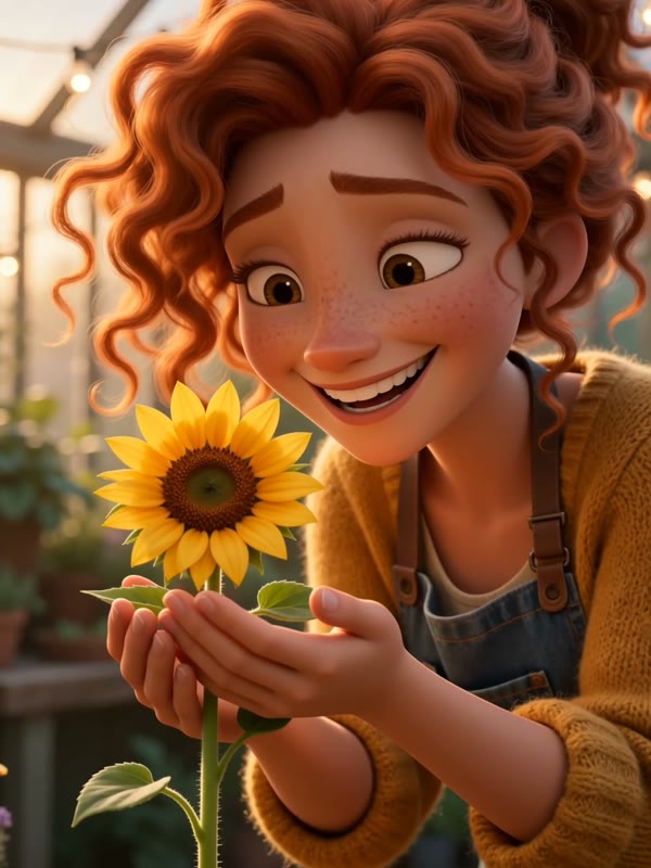 3D Animated cartoon style example