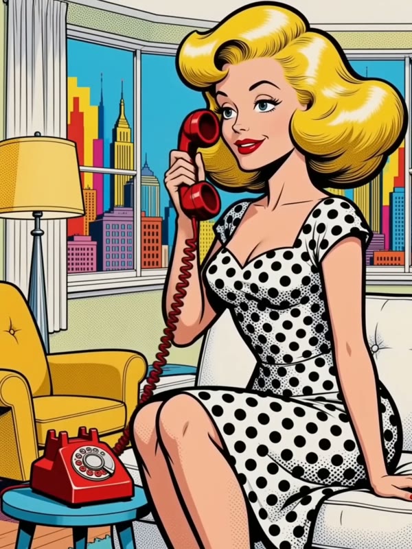 Pop Art Cartoon cartoon style example