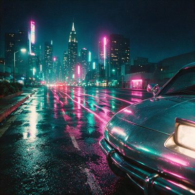 Neon City Synthwave album cover