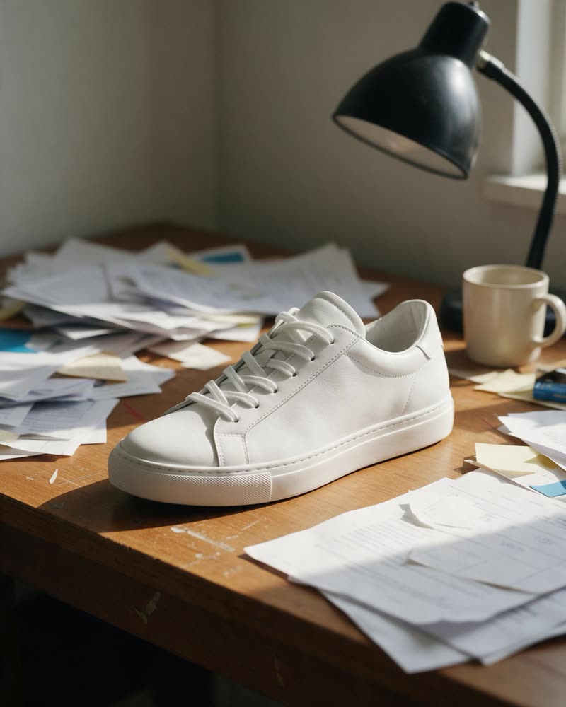 Product on a busy desk: original